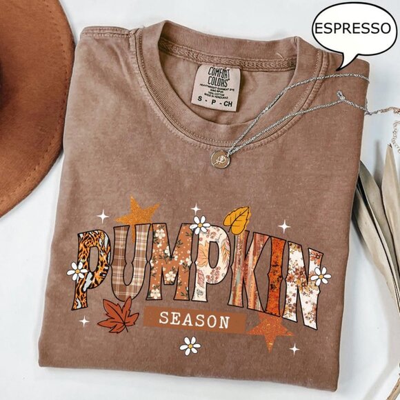 Tammy Q Other - Comfort Colors Pumpkin Season T-Shirt, Autumn Fall Shirt, Thanksgiving Shirt 169